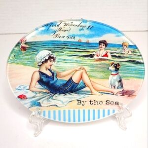 By the Sea Vintage Decorative Plate
